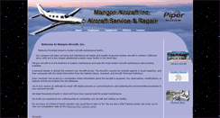 Desktop Screenshot of mangonaircraft.com