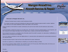 Tablet Screenshot of mangonaircraft.com